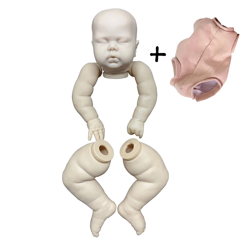 25 นิ้วขนาดใหญ่ Reborn ตุ๊กตาชุดดองสีสดยังไม่เสร็จ Reborn ตุ๊กตาอะไหล่ผ้า DIY ชุดตุ๊กตา Bebe Reborn 