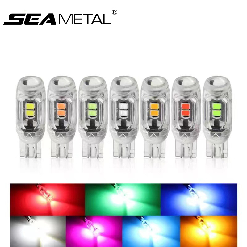 Seametal T10 5SMD ไฟ Led รถยนต์หลอดไฟความสว่างสูงไฟเลี้ยว Led แฟลช Strobe หลอดไฟ Led อัตโนมัติ