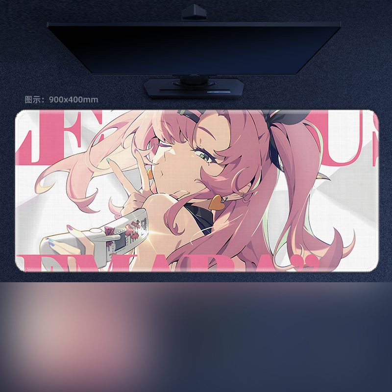 เกม Zenless Zone Zero Mousepad Ellen Lycao แผ่นรองคีย์บอร์ดขนาดใหญ่