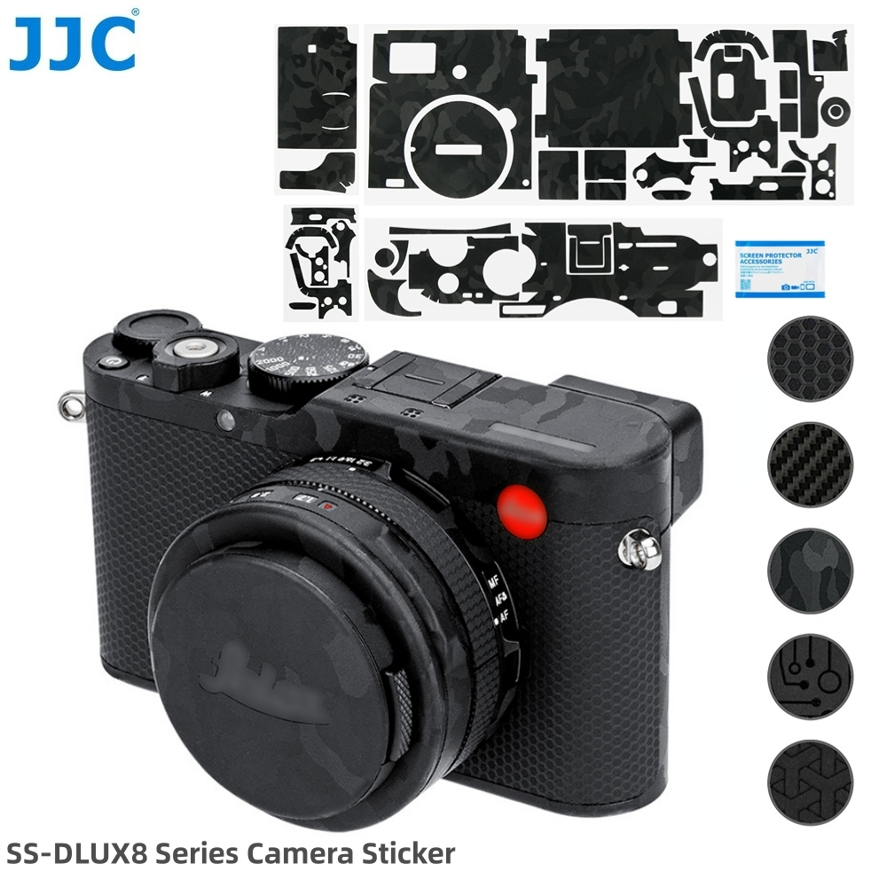 JJC SS-DLUX8 กล้อง Anti-Scratch ป้องกันผิวฟิล์มสําหรับ Leica D-LUX 8 DLUX8 Residual-free ตกแต่งสติกเ