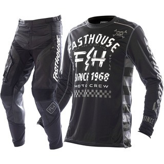 Fasthouse MOTOCREW MOTOCROSS OFFROAD GEAR SET JERSEY PANTS COMBO MX RACING KIT