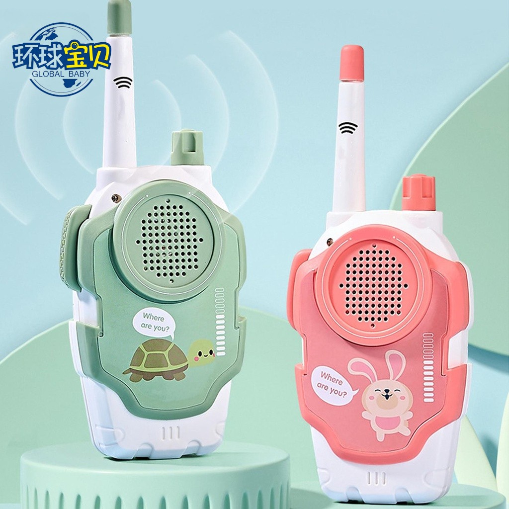 Clear Sound วิทยุของเล่นการสื่อสารไร้สายระยะไกลเด็กมือถือวิทยุของเล่นสำหรับกลางแจ้ง