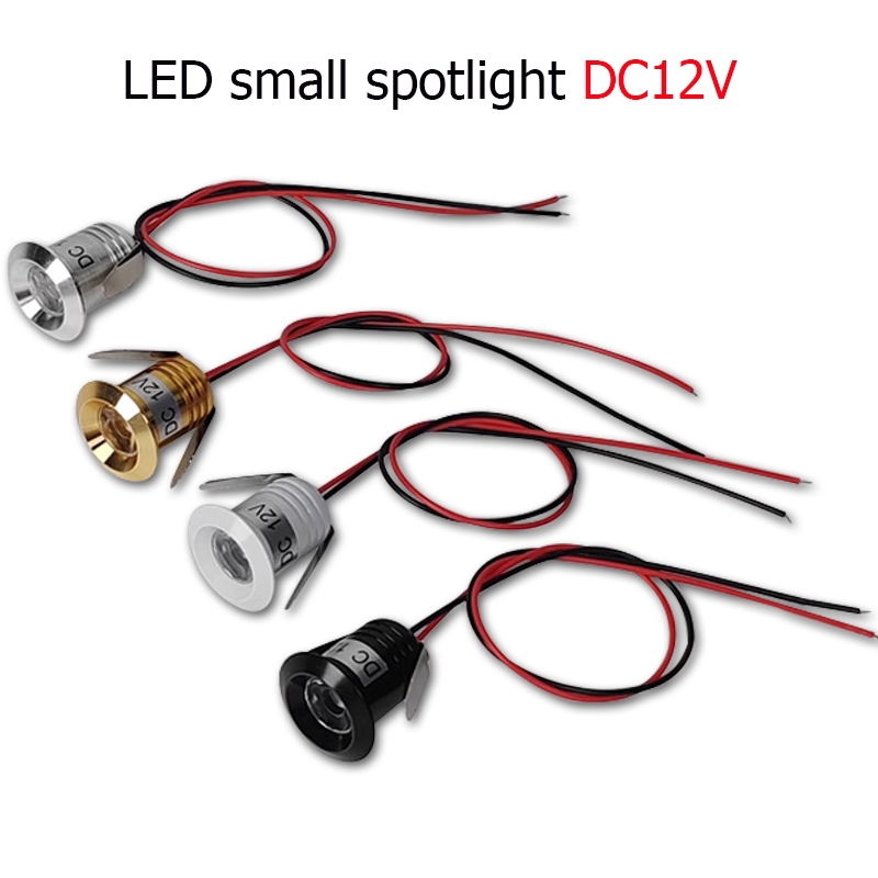 Dc12v Led Spotlight 3W ตู้ Mini โคมไฟลงตู้ตู้โชว์ไฟ 20 มม.ตัด 30 องศา
