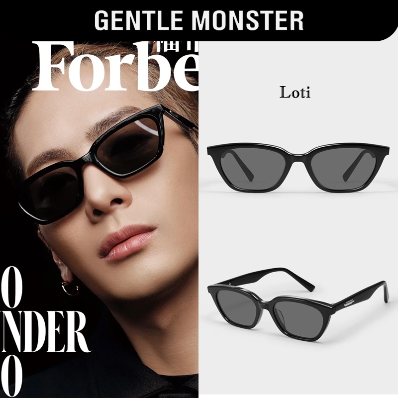 Gentle Monster Loti cat eye แว่นกันแดด Acetate UV400 Lense เดินทางกลางแจ้งดวงอาทิตย์แว่นตาขับรถแว่นต