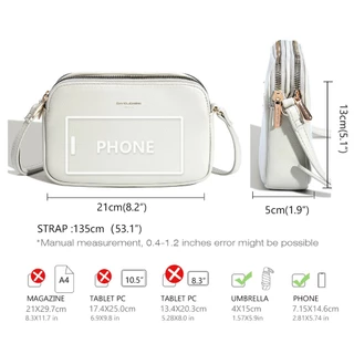 David Jones Paris 2025 Spring Summer New Collection Designer Women Crossbody Bags หนัง pu หญิง กระเป๋านุ่มและนุ่ม