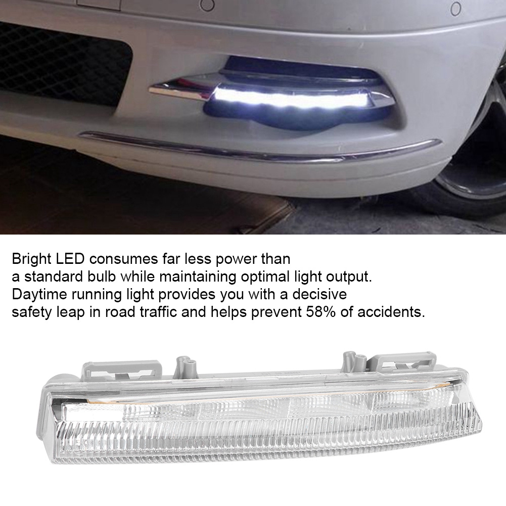 ไฟตัดหมอกเดย์ไลท์ LED DRL สําหรับรถยนต์ Mercedes Benz W204 W212 R172 2049068900 2049069000 B_HILTY