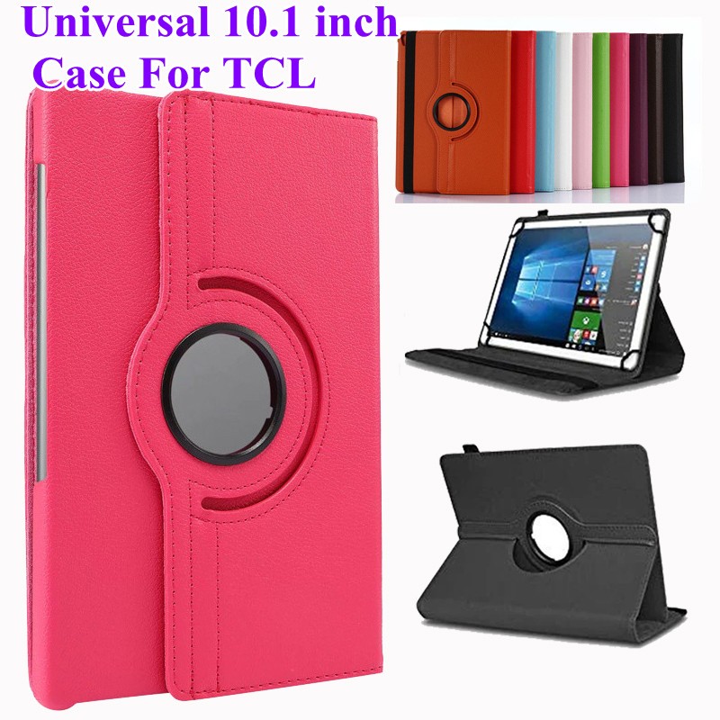 Universal 10.1 นิ้วแท็บเล็ตสําหรับ TCL Tab 10L Gen2 10.1 Tab 10 Gen2 10 Neo Tab 10S 10L PU หนังขาตั้ง 360 หมุนกรณี