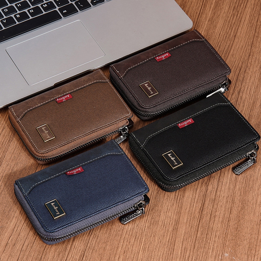 Louiswill ผู้ชายแฟชั่นกระเป๋าสตางค์สั้น RFID Anti Magnetic Multi Card กระเป๋า Ultra Thin กระเป๋าสตางค์แนวตั้ง Soft PU หนัง ID ผู้ถือบัตรเครดิต Multi-Function ใบรับรองกระเป๋า