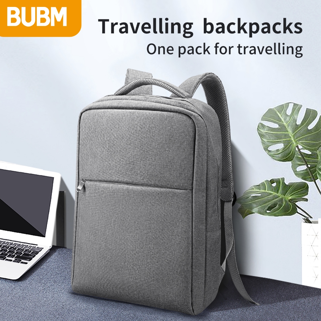 Bubm กระเป๋าเป้แล็ปท็อป กระเป๋าเป้ กระเป๋าเป้เดินทางธุรกิจ 16 นิ้ว เหมาะสําหรับ Lenovo, Asus, Dell