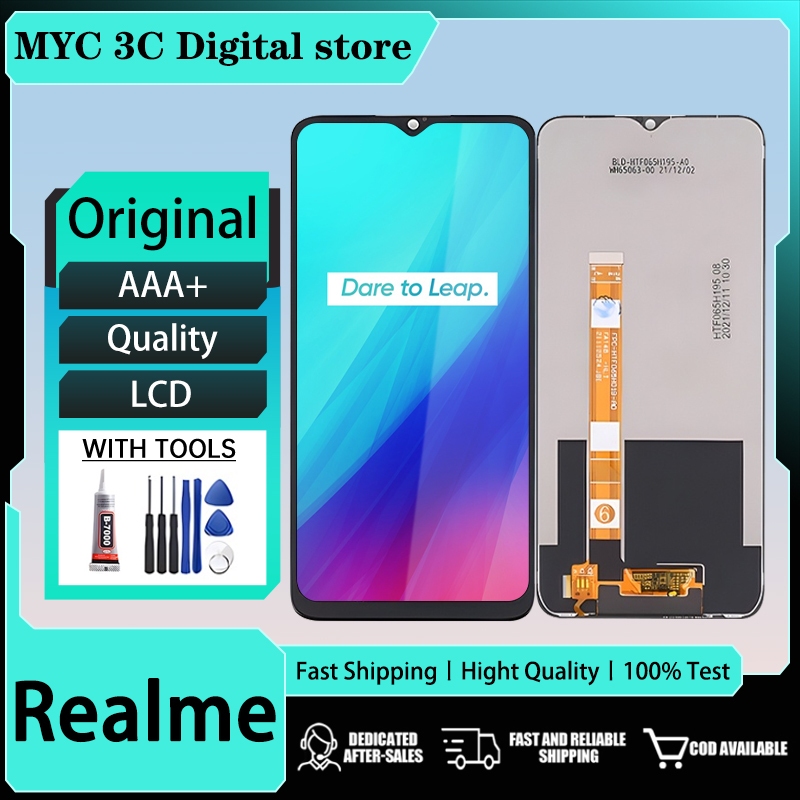 หน้าจอ สำหรับ Realme C3 RMX2027 RMX2020 อะไหล่หน้าจอ Realme 5 Realme 5i Realme 6i จอชุดพร้อมทัสกรีน 