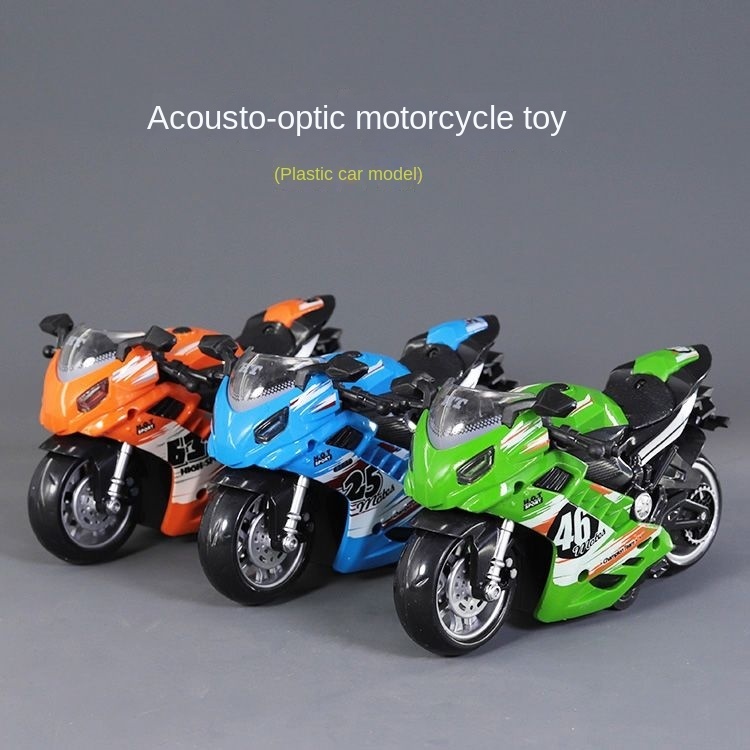 เด็กเพลงแสงรถของเล่นรถจักรยานยนต์เด็กรถของเล่นรุ่นเครื่องประดับ - รูปที่ 3