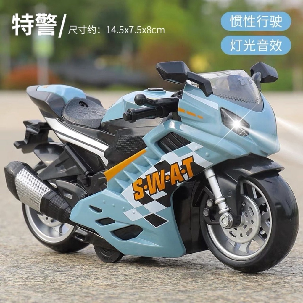 เด็กเพลงแสงรถของเล่นรถจักรยานยนต์เด็กรถของเล่นรุ่นเครื่องประดับ - รูปที่ 7