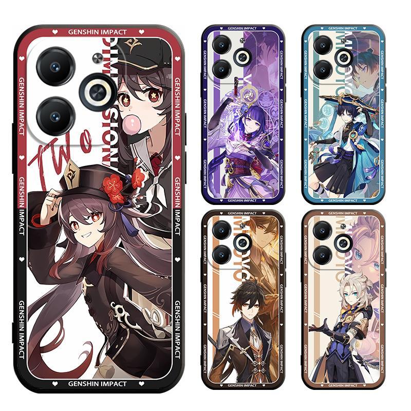 Infinix GT 20 Pro=X6871 10 Pro=X6739 สําหรับ Genshin Impact Scaramouche กรณี Soft Cove