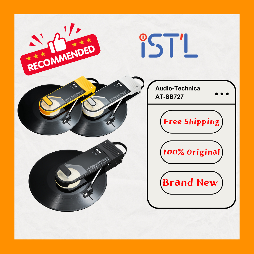【Shopee Shipment】- Audio-technica AT-SB727 Portable Bluetooth Turntable