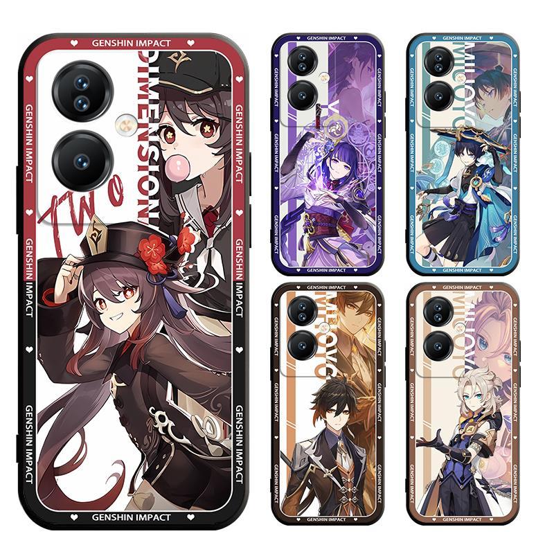 Oppo A3 Pro 5G A60 4G A55 A79 5G ฝาครอบ Genshin Impact Scaramouche Soft Case