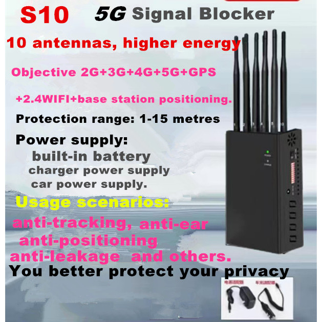 5g สัญญาณ Blocker Anti-Recording Blocker GPS สัญญาณ Blocker Anti-Location Anti-Tracking Anti-Eavesdr