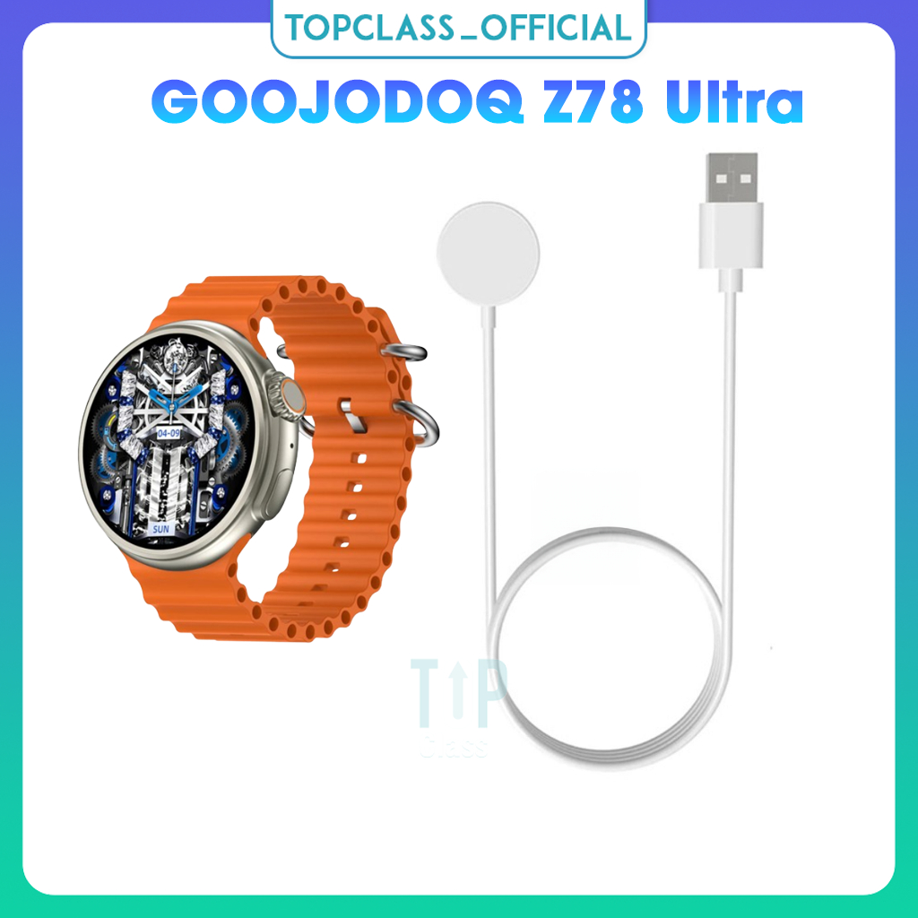 เปลี่ยนแท่นชาร์จ USB สายชาร์จสําหรับ GOOJODOQ Z78 Ultra Smart Watch