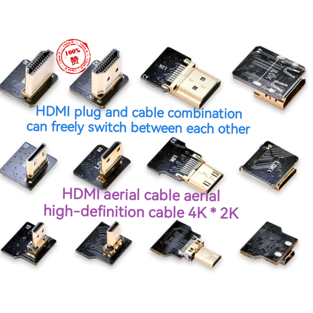 Hdmi สายแบนแบบยืดหยุ่น mini to micro to hdmi to hdmi to micro คอมพิวเตอร์จอแสดงผล Aerial Shooting กล้องกิมบอลสายวิดีโอ FPC