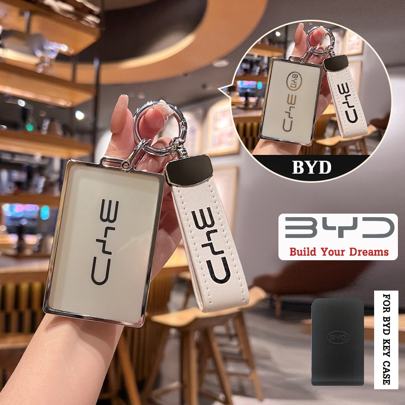 เคสกุญแจรถ BYD อุปกรณ์เสริมกุญแจอัจฉริยะ เหมาะสําหรับ BYD ATTO 3/Dolphin/Seal BYD Auto EV Key Case