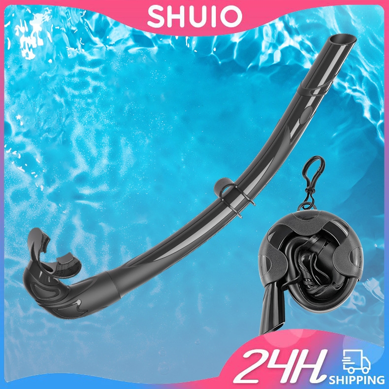 Shuio ดําน้ําดําน้ําหายใจหลอดซิลิโคนดําน้ําดูปะการังแบบพับได้