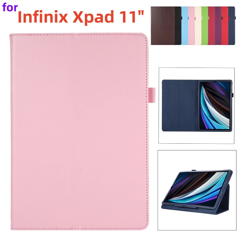 เคสสําหรับ Infinix XPad X Pad 11 นิ้ว 2024 แท็บเล็ตหนัง PU Flip Case พร้อมขาตั้งฟังก์ชั่น Protector 