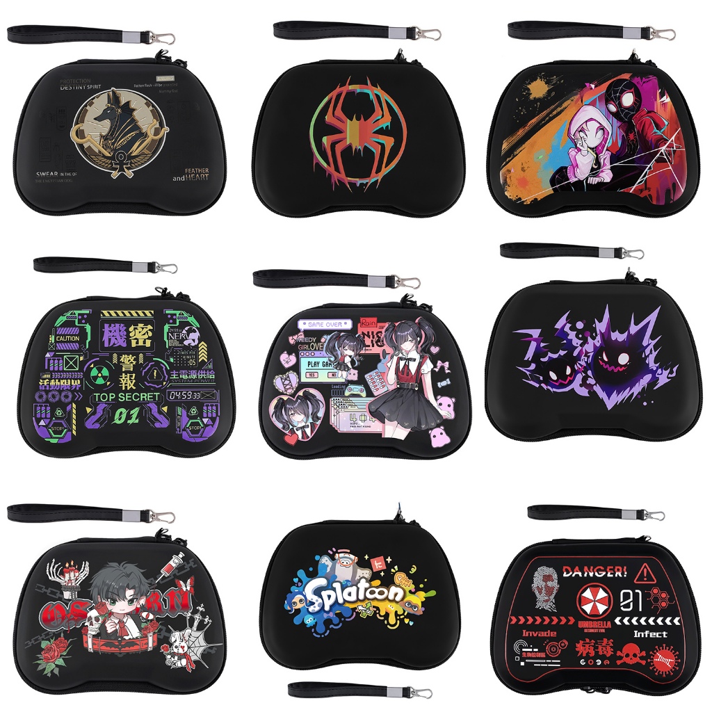 เคสคอนโทรลเลอร์ กระเป๋าเดินทางป้องกันสําหรับคอนโทรลเลอร์ Nintendo Switch Pro, Xbox, PS4, เคสคอนโทรลเลอร์ PS5 กระเป๋าเก็บของแบบแข็งแบบพกพา