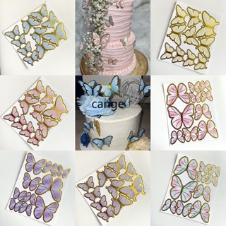 ปั๊มร้อนผีเสื้อเค้กวันเกิดปลั๊กอินเค้กตกแต่งผีเสื้อ