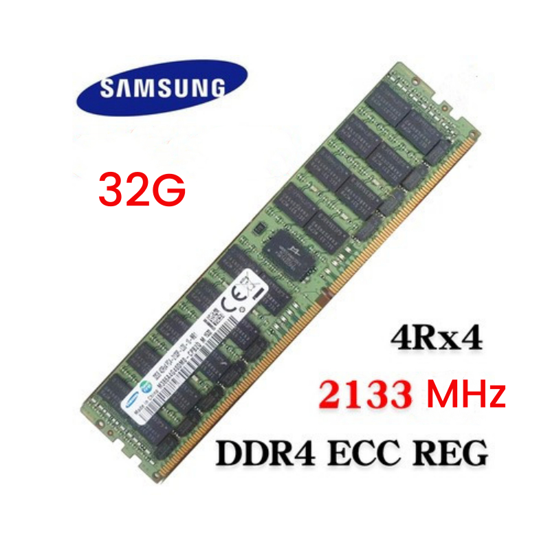 32g 2133 4RX4 4DR4 LRDIMM DDR4 แถบหน่วยความจําเซิร์ฟเวอร์