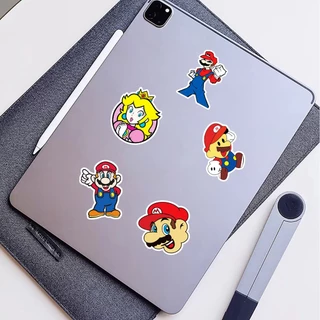 53 ชิ้นตลก SuperMario สติกเกอร์กันน้ํา DIY สําหรับโทรศัพท์แล็ปท็อปรถสติกเกอร์ Creative Home Decal