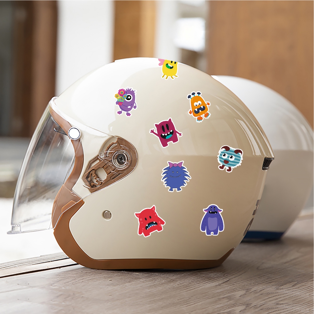 ตลก 50 ชิ้น Little Monster สติกเกอร์กันน้ํา DIY สําหรับโทรศัพท์แล็ปท็อปรถสติกเกอร์ Creative Home Decal - รูปที่ 7