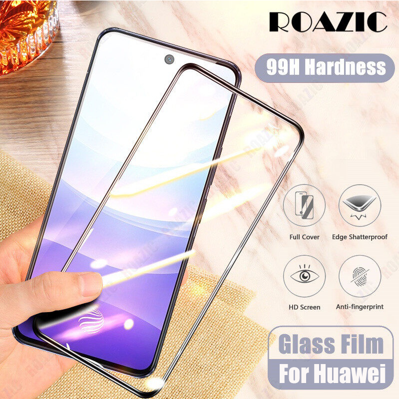 กระจกนิรภัยป้องกันหน้าจอ Huawei Nova 10 SE 99H ฟิล์มความแข็งความคุ้มครองเต็มรูปแบบ M001