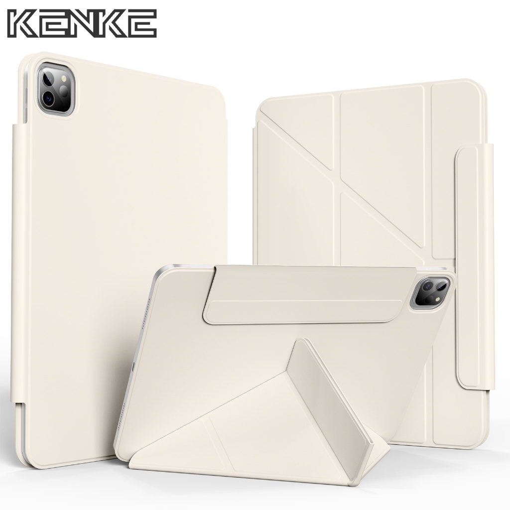 Kenke iPadกรณีบางเฉียบแม่เหล็กแท็บเล็ตสําหรับiPad air 6th gen air 13 นิ้วPro 12.9 air 11 นิ้วAir 4th gen air 5th gen pro 11 นิ้ว(M4)2024 pro 13 นิ้ว(2020/2021/2022)