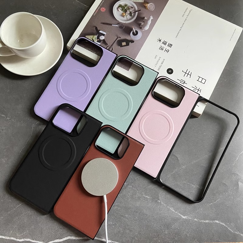 สําหรับ Google Pixel 9 Pro Fold พับปลอกหนังเคสโทรศัพท์แบบแข็ง