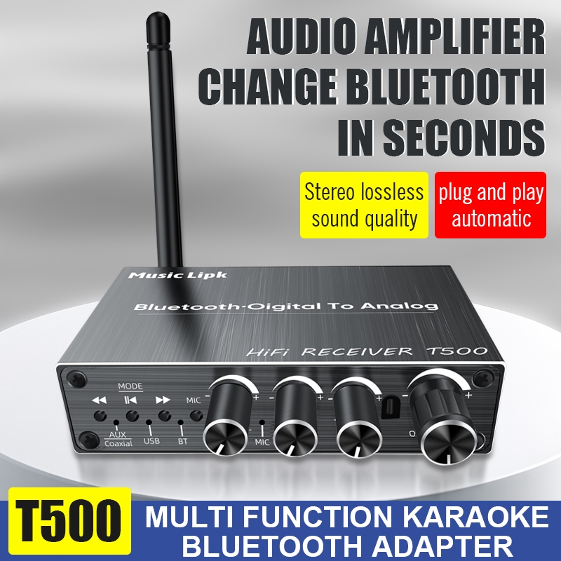 Disour DAC บลูทูธ 5.3 เครื่องรับสัญญาณเสียงดิจิตอลเป็นอนาล็อก Converter 3.5 มม.AUX/RCA/Coaxial/USB U-Disk คาราโอเกะอะแดปเตอร์ไร้สาย - รูปที่ 2