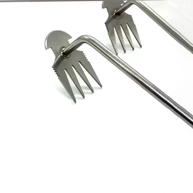 หญ้าขุดคราดเครื่องมือกําจัดวัชพืช4ฟันขยายหนาออกแบบออกแบบเฉพาะสวนพืชสวนหญ้าขุดผักขุดดินคลายพลั่วจอบขนาดเล็ก - รูปที่ 4