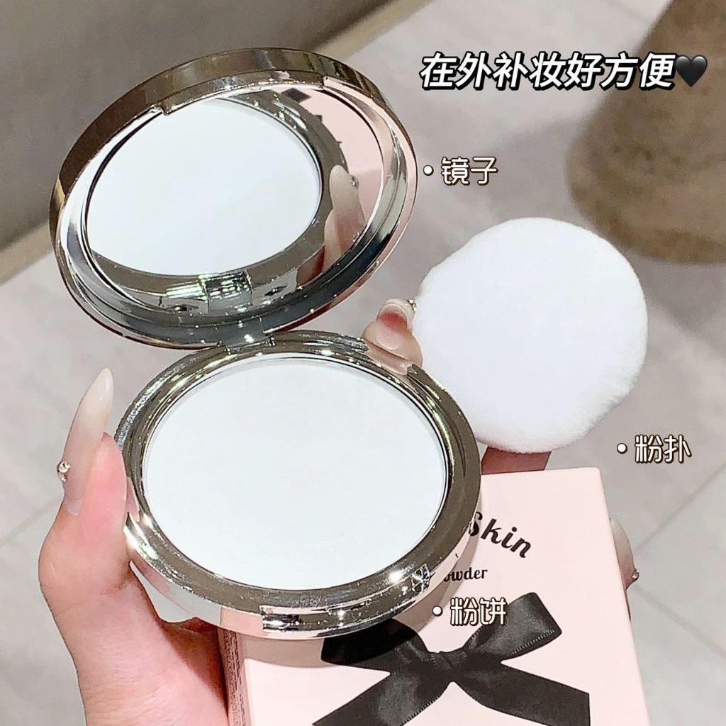 แป้งอัดแข็ง KAKASHOW กันน้ํา Sweatproof Lasting Keep Makeup Oil Control Matte Setting Loose Powder C391