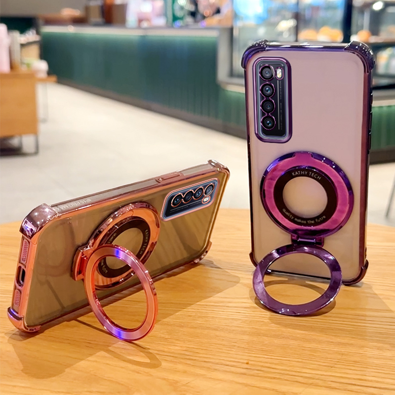 วงเล็บปลอกสําหรับ VIVO Y50 Y30 Y30i 1935 1938 ถุงลมนิรภัย Anti-fall HD โปร่งใสเคสโทรศัพท์