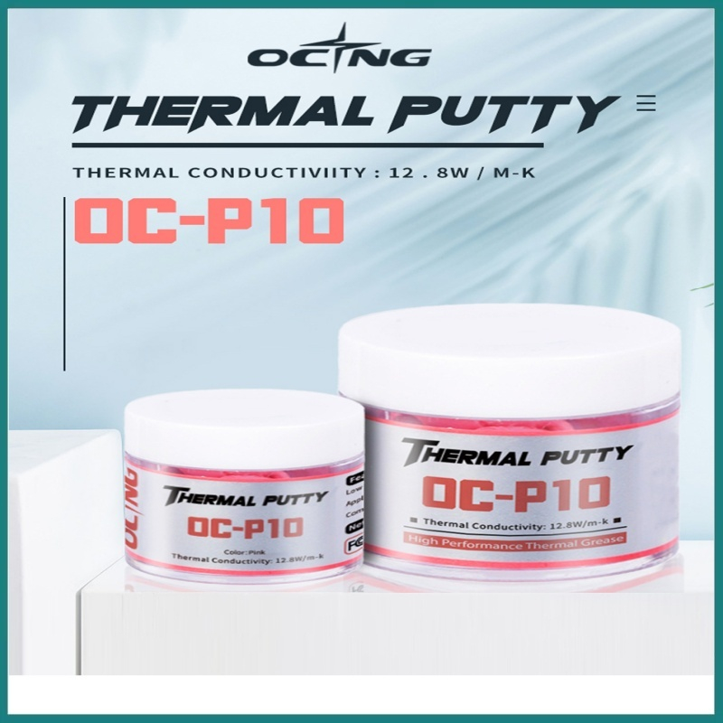 Ocng OC-P10 สีโป๊วความร้อนสําหรับ VGA GPU IC โปรเซสเซอร์ Rapid Cooling แผ่นความร้อนเปลี่ยนความร้อนการปิดกั้น Putty ประสิทธิภาพสูง