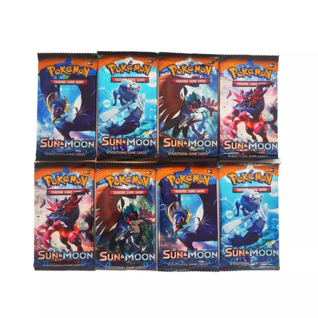 การ์ดโปเกมอน Sun & Moon Sword Shield Lost Thunder Dragon Majesty Trading Card Collection Booster Box Evolutions Pokémon TCG Card 1 แพ็ค (8+1 ใบ) thumbnail 7