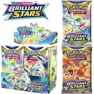การ์ดโปเกมอน Sun & Moon Sword Shield Lost Thunder Dragon Majesty Trading Card Collection Booster Box Evolutions Pokémon TCG Card 1 แพ็ค (8+1 ใบ)