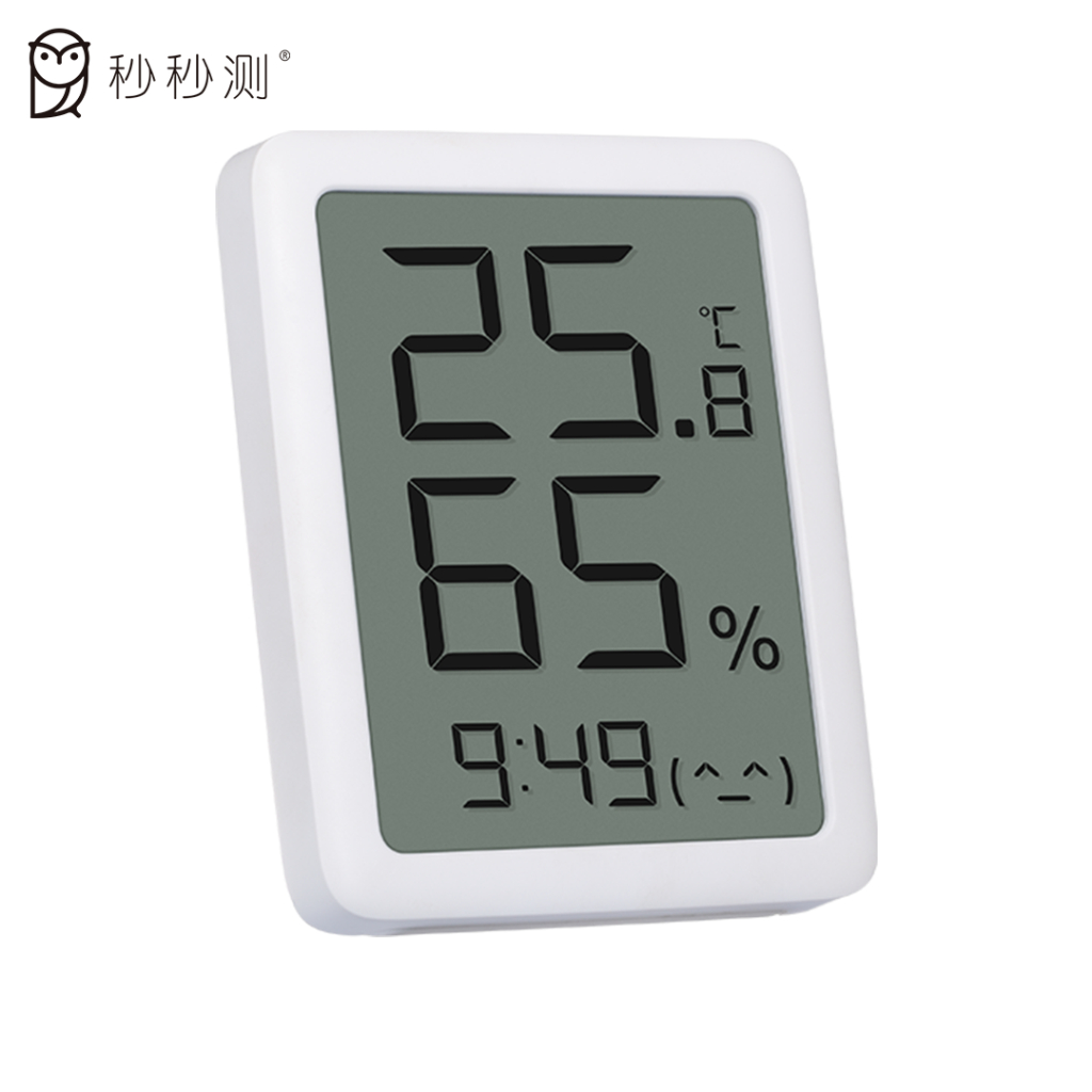 Miaomiaoce E-Ink เครื่องวัดอุณหภูมิความชื้นหน้าจอ Lcd