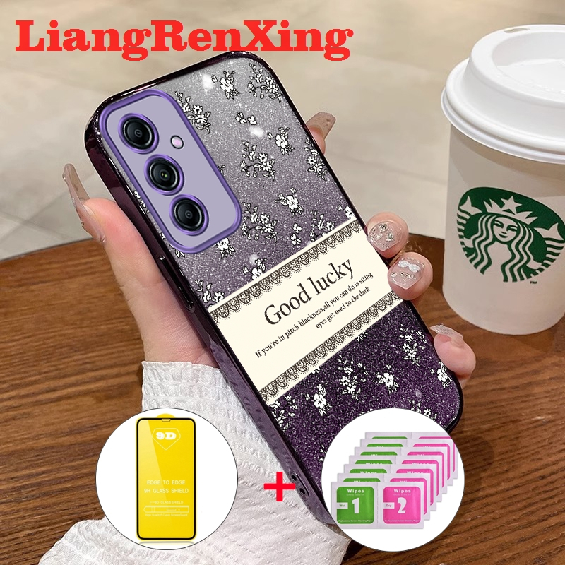 FOR เคส [พร้อมกระจก] กรณีสำหรับ Samsung A55 5g 2023 ซัมซุง A35 โทรศัพท์ปลอก softcase ซิลิโคนกันกระแทกฝาครอบการออกแบบใหม่ย้อนยุคหรูหราความงาม sfmxybh01