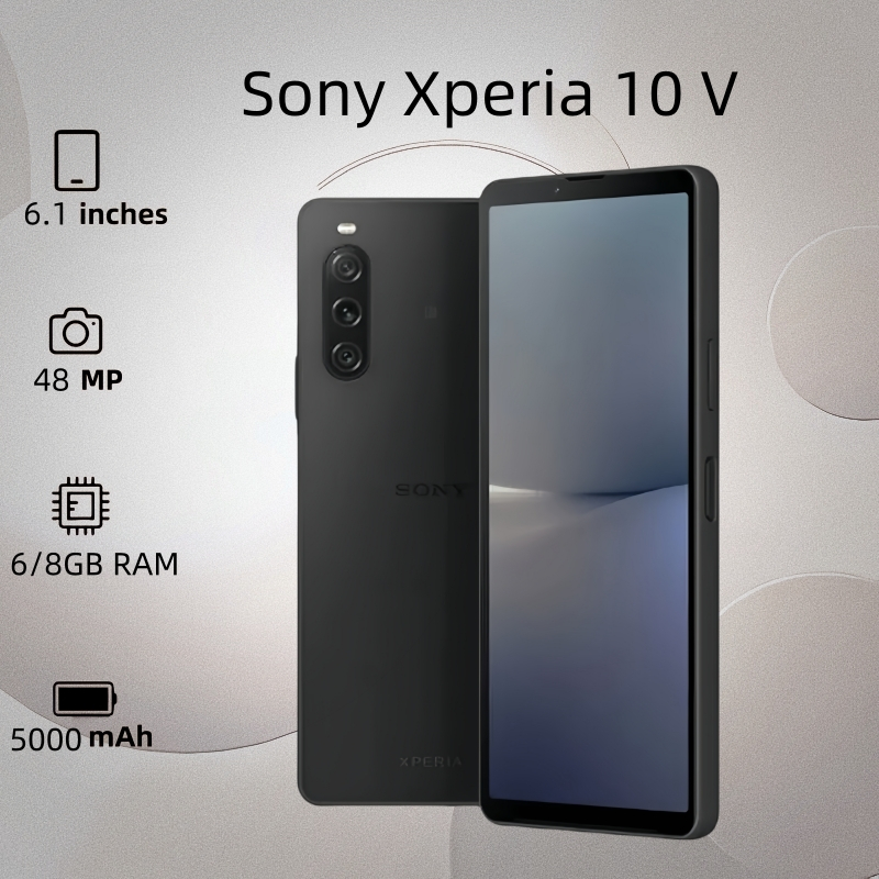 Sony Xperia 10 V 6.1 นิ้ว 6+128GB สมาร์ทโฟน Snapdragon 695 5G