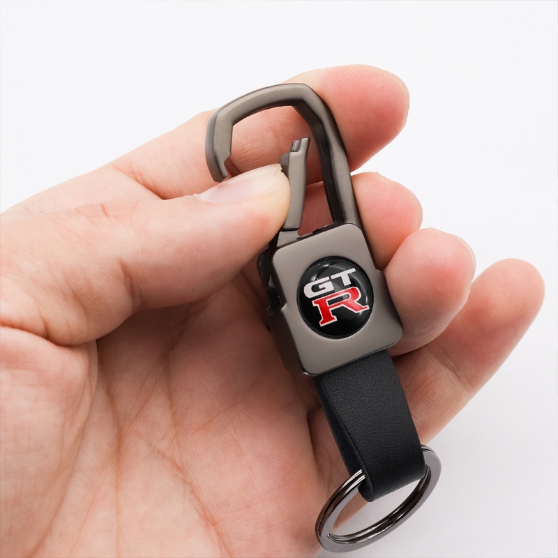 Gtr พวงกุญแจรถโลหะหนังพวงกุญแจจี้เหมาะสําหรับ Nissan GTR R32 R35 R34 ราคา ถูกที่สุด ดีลบีเคเค แกลเลอรีภาพที่ 4