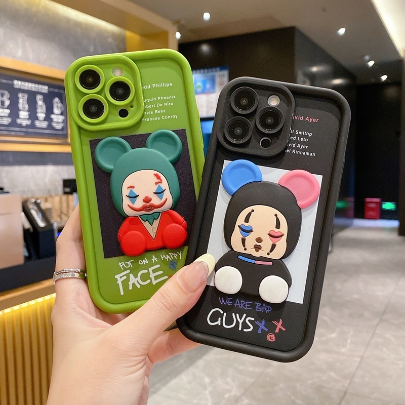 สําหรับ Honor 90 200 Lite 50 70 Pro X6S X9 X7 X8 Magic 4 5 6 Pro Lite X9A X8A X7A X6A X6B X8B X9B X5 Plus การ์ตูนเคสโทรศัพท์นุ่มตัวตลก