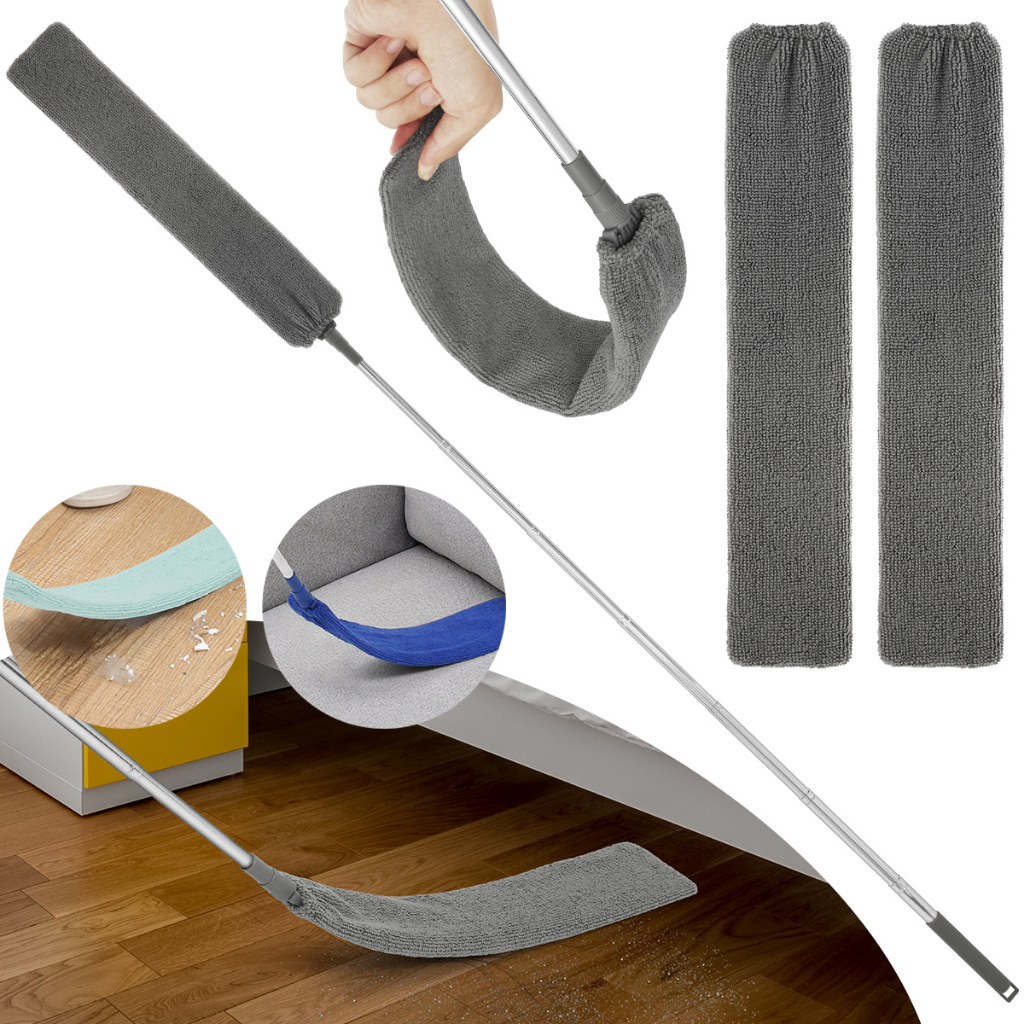 Retractable Gap Duster Home แปรงทําความสะอาดฝุ่นใต้เตียงตู้เย็นตู้รถที่นั่งเครื่องปรับอากาศ
