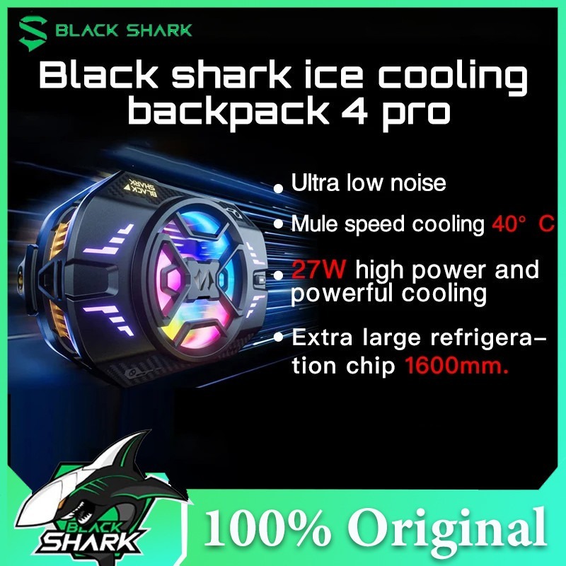 Black Shark Cooler 4 Pro Back Clip 40℃ พัดลมระบายความร้อนระดับมืออาชีพ Fast Phone Cooler สําหรับ Xia