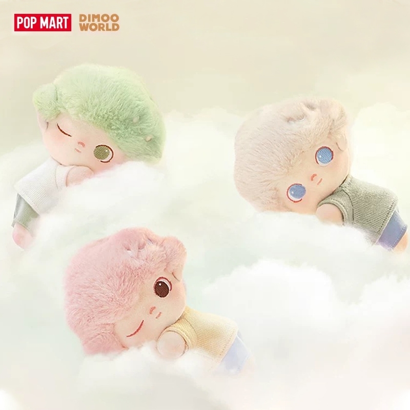 POP MART สายคล้อง DIMOO Cloud companionship series Random box Cotton Doll