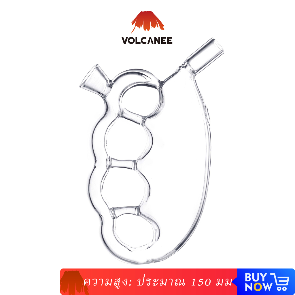 แบบมือสวม รุ่นใหม่ มา DIY หลอดแก้ววิทยาศาสตร์ Hand-ดําเนินการแก้วแบบพกพา Bong Dab Rig HM4572