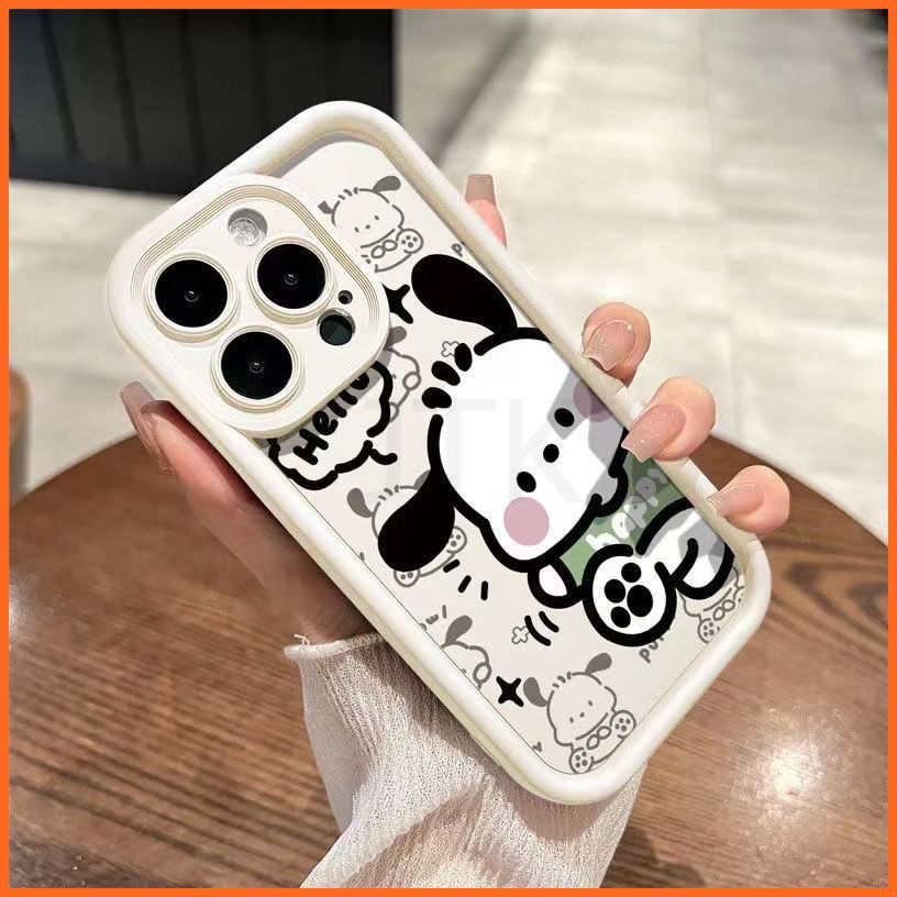 เคส VIVO V40 5G V40 Pro 5G V30E 5G V20 Pro V17 V19 V20 SE V20 V19 NEO เคส ซิลิโคน Diamond Pacha Dog Hello Happy กรณีโทรศัพท์